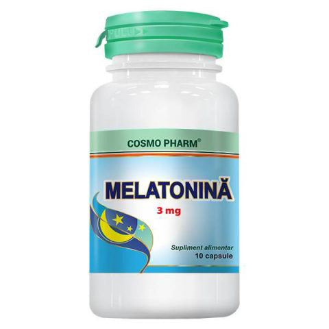 Melatonina 3mg, 10 cps, Cosmo Pharm freeshipping - Tratamente Fulga