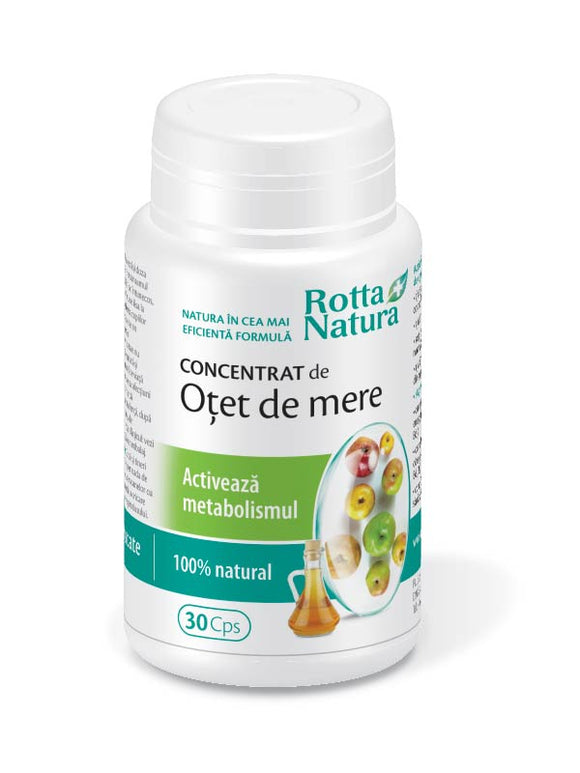 Oet de mere concentrat, 30 cps, Rotta Natura freeshipping - Tratamente Fulga