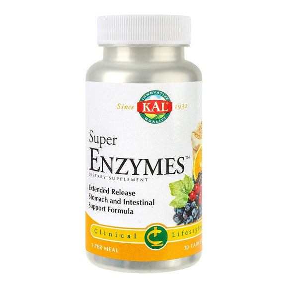 Super Enzymes, 30 tb, Secom freeshipping - Tratamente Fulga