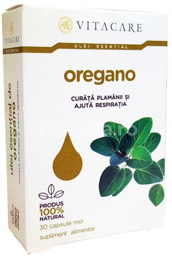 Ulei Esential de Oregano, 30cps, VitaCare freeshipping - Tratamente Fulga